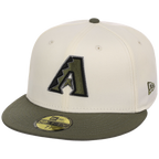 Arizona Diamondbacks MLB Chrome Olive New Era 59FIFTY