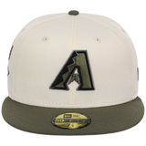 Arizona Diamondbacks MLB Chrome Olive New Era 59FIFTY