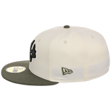 Atlanta Braves MLB Chrome Olive New Era 59FIFTY