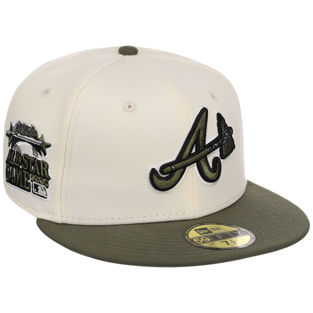 Atlanta Braves MLB Chrome Olive New Era 59FIFTY – Lids HD