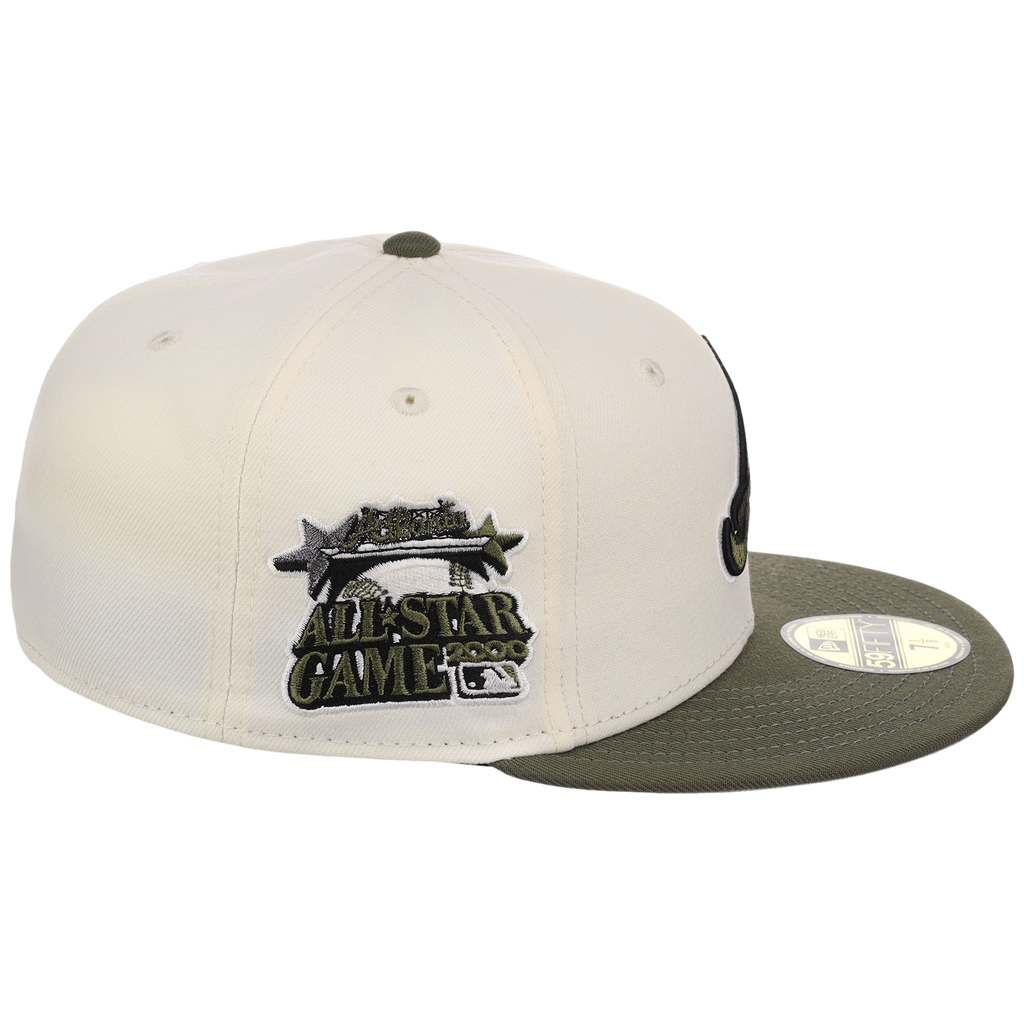Atlanta Braves MLB Chrome Olive New Era 59FIFTY