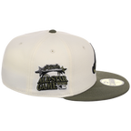 Atlanta Braves MLB Chrome Olive New Era 59FIFTY