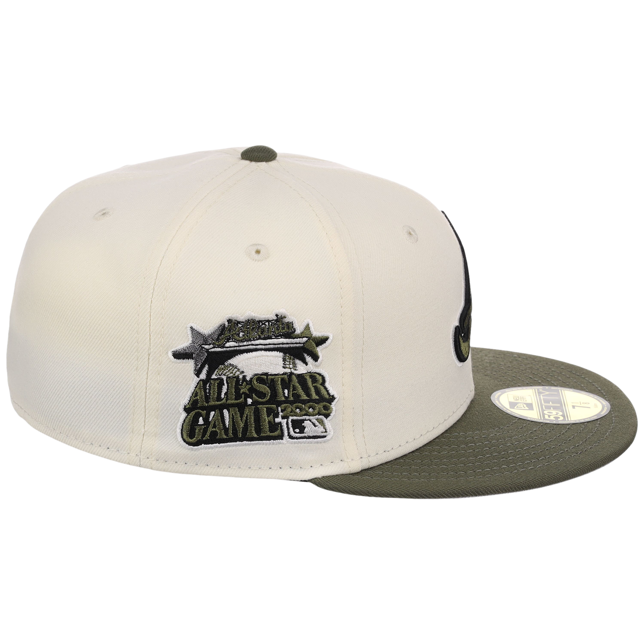 Atlanta Braves MLB Chrome Olive New Era 59FIFTY