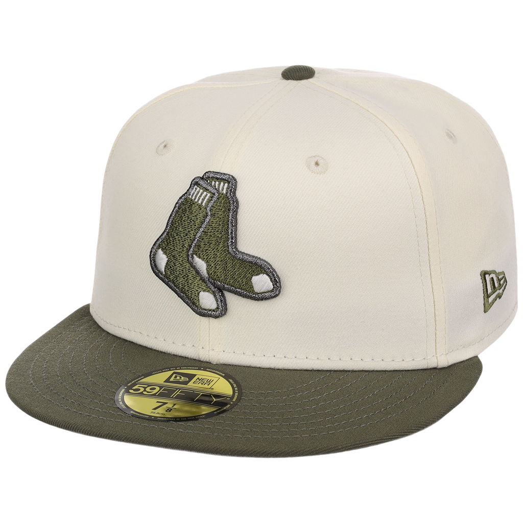 Boston Red Sox MLB Chrome Olive New Era 59FIFTY