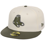 Boston Red Sox MLB Chrome Olive New Era 59FIFTY