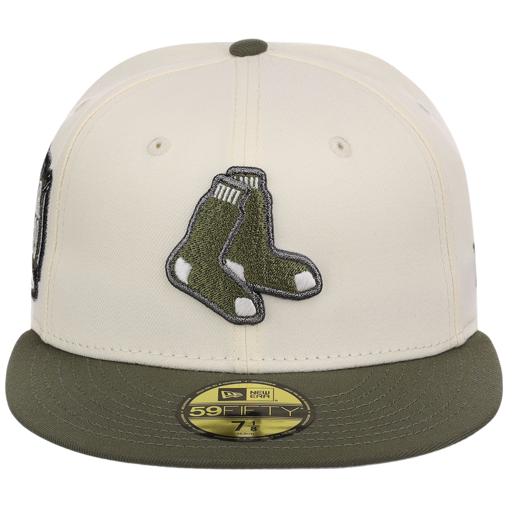 Boston Red Sox MLB Chrome Olive New Era 59FIFTY