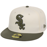 Chicago White Sox MLB Chrome Olive New Era 59FIFTY