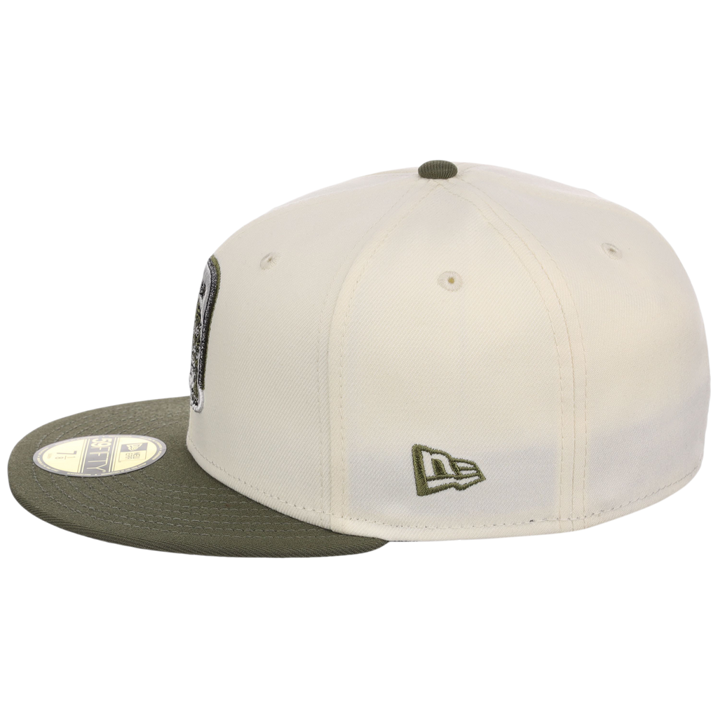 Detroit Tigers MLB Chrome Olive New Era 59FIFTY
