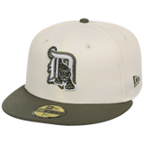 Detroit Tigers MLB Chrome Olive New Era 59FIFTY
