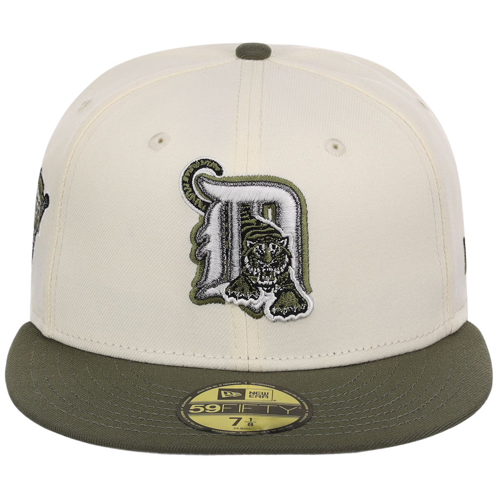 Detroit Tigers MLB Chrome Olive New Era 59FIFTY