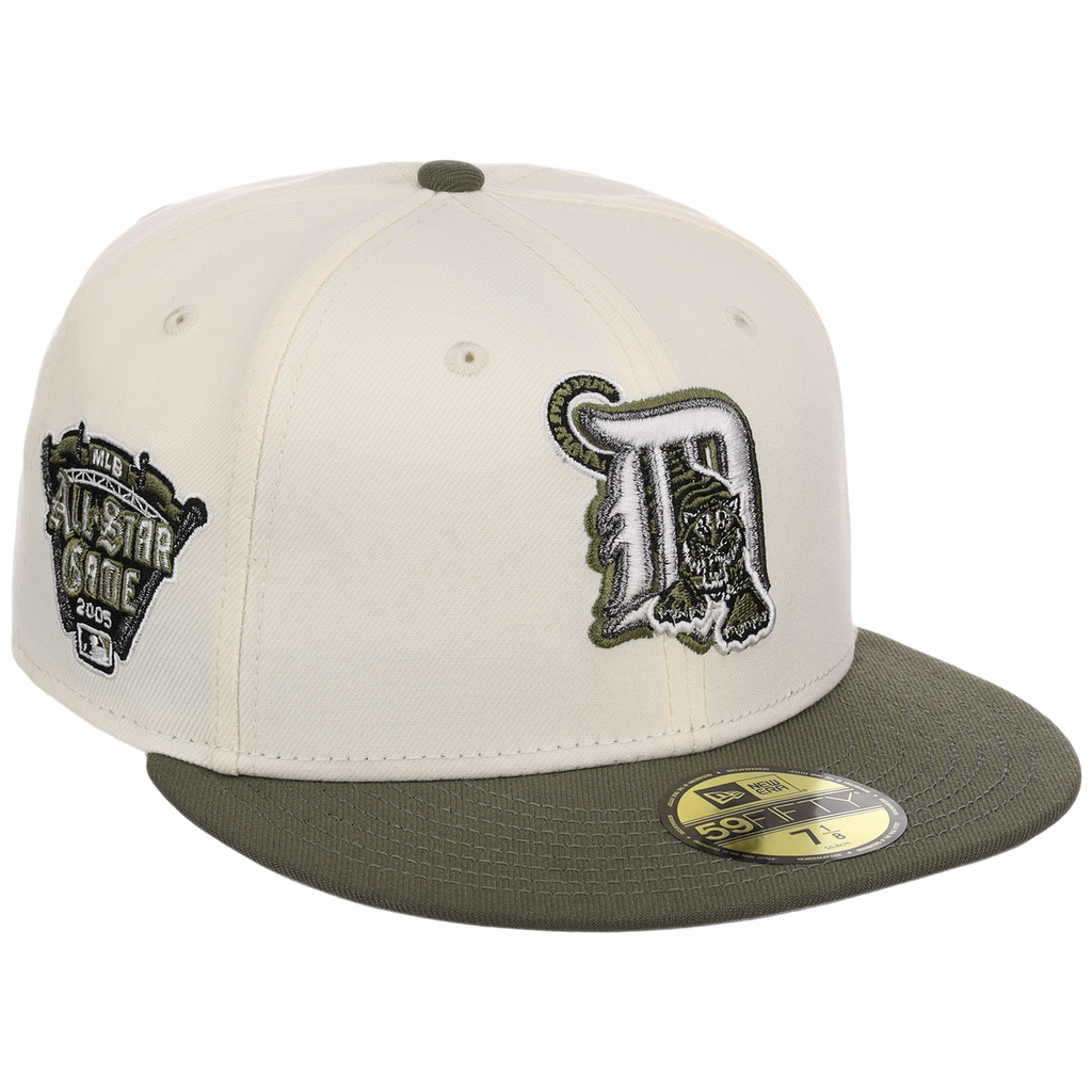 Detroit Tigers MLB Chrome Olive New Era 59FIFTY