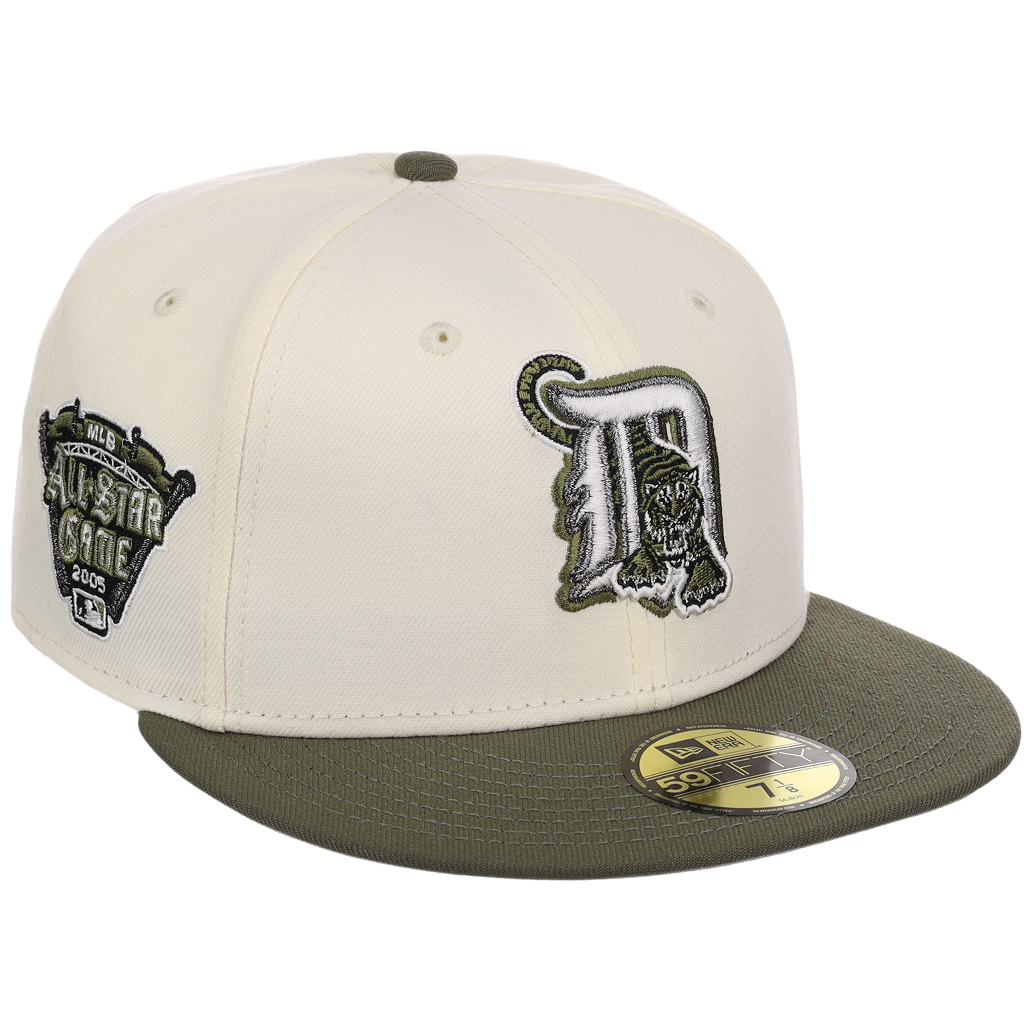 Detroit Tigers MLB Chrome Olive New Era 59FIFTY