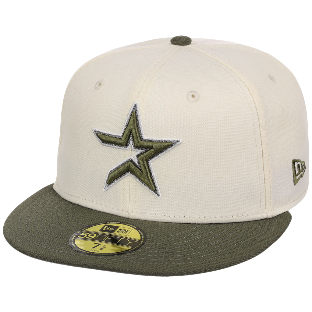 Houston Astros MLB Chrome Olive New Era 59FIFTY