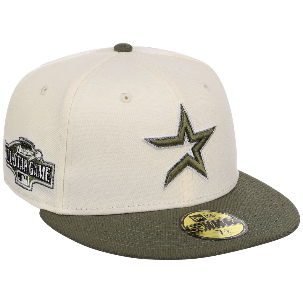 Houston Astros MLB Chrome Olive New Era 59FIFTY