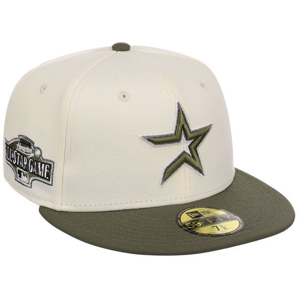 Houston Astros MLB Chrome Olive New Era 59FIFTY – LidsHatDrop