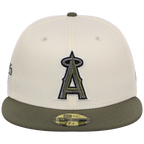Los Angeles Angels MLB Chrome Olive New Era 59FIFTY