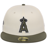 Los Angeles Angels MLB Chrome Olive New Era 59FIFTY