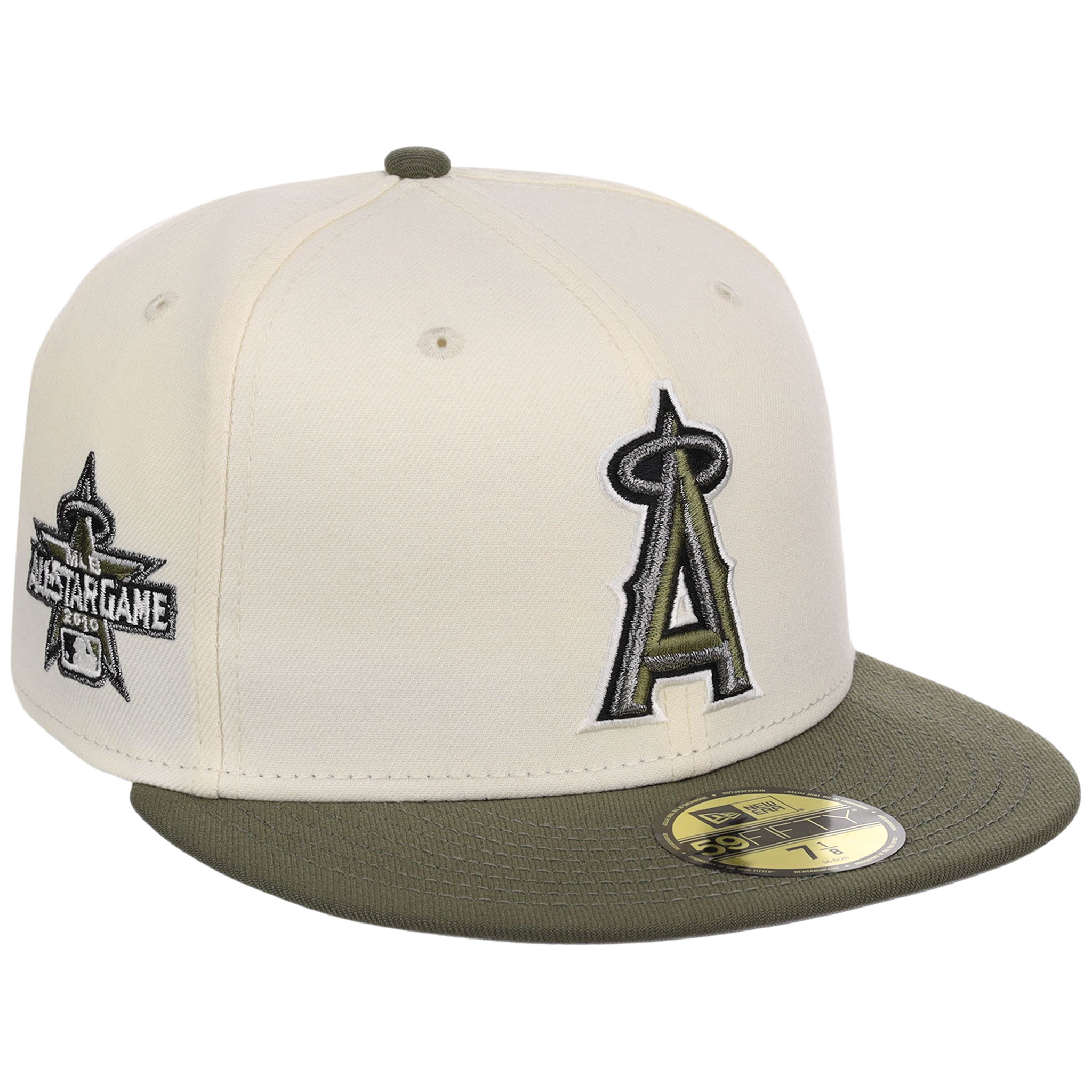 Los Angeles Angels MLB Chrome Olive New Era 59FIFTY