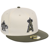Los Angeles Angels MLB Chrome Olive New Era 59FIFTY