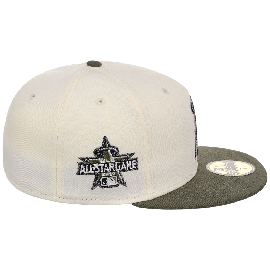 Los Angeles Angels MLB Chrome Olive New Era 59FIFTY