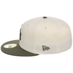 Los Angeles Dodgers MLB Chrome Olive New Era 59FIFTY