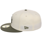 Los Angeles Dodgers MLB Chrome Olive New Era 59FIFTY