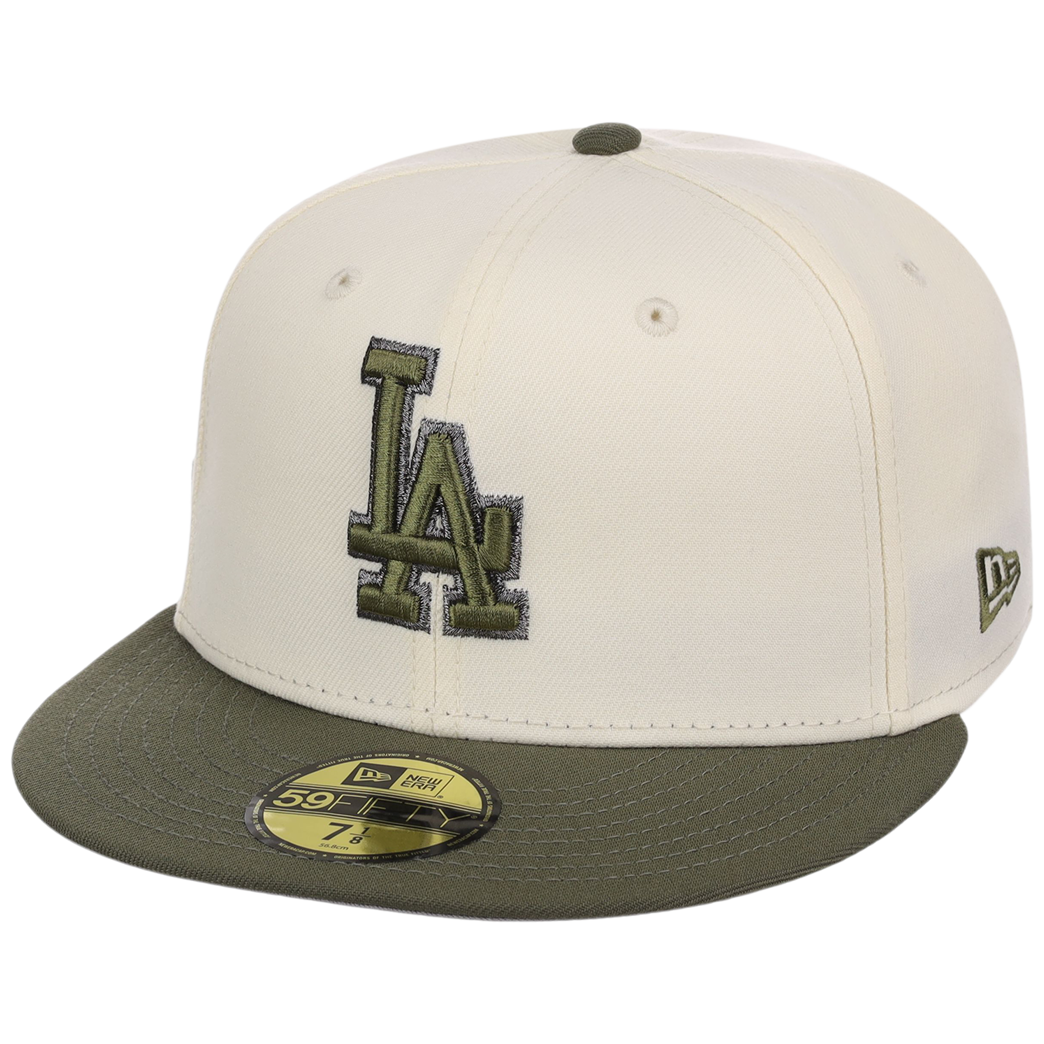 Los Angeles Dodgers MLB Chrome Olive New Era 59FIFTY