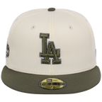 Los Angeles Dodgers MLB Chrome Olive New Era 59FIFTY
