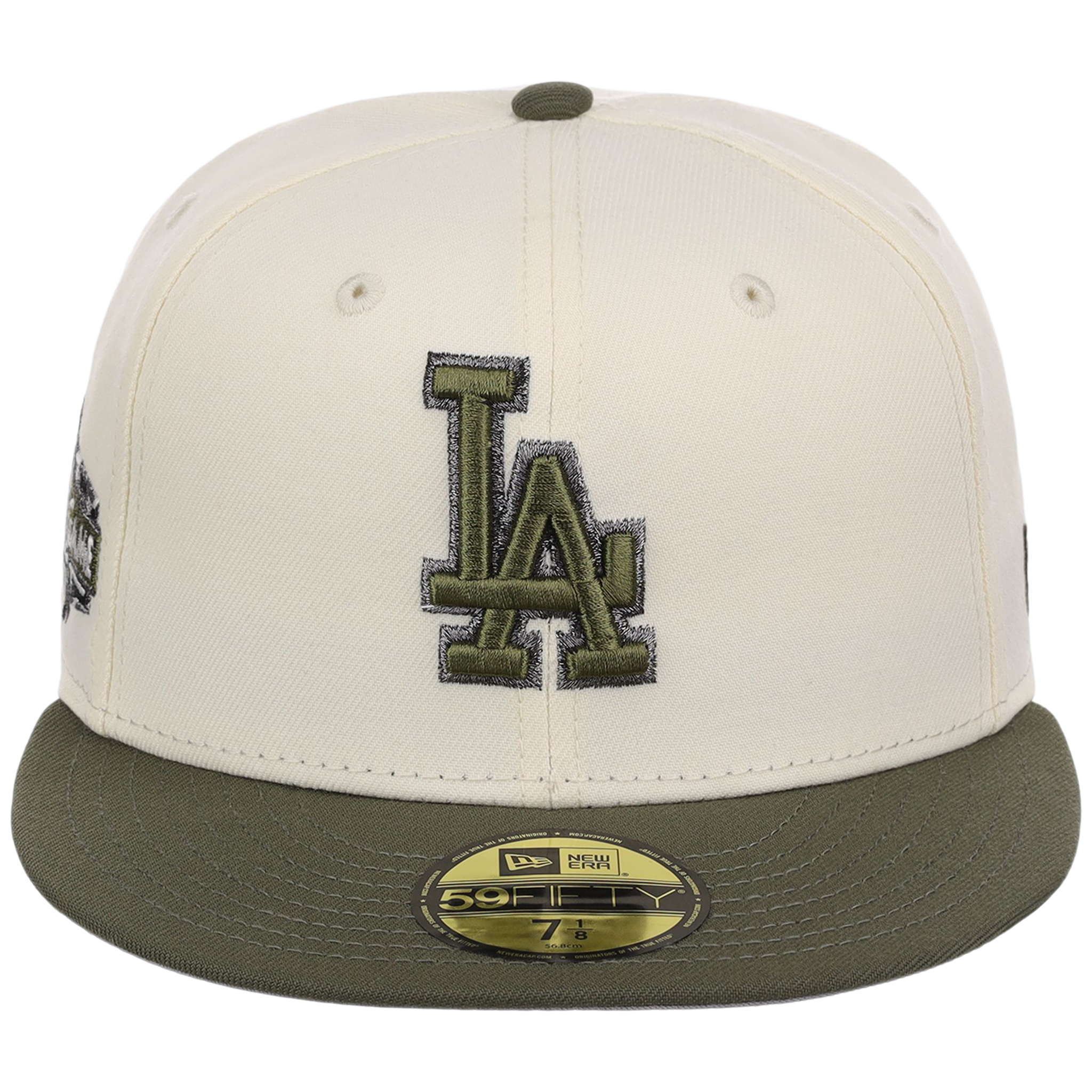 Los Angeles Dodgers MLB Chrome Olive New Era 59FIFTY