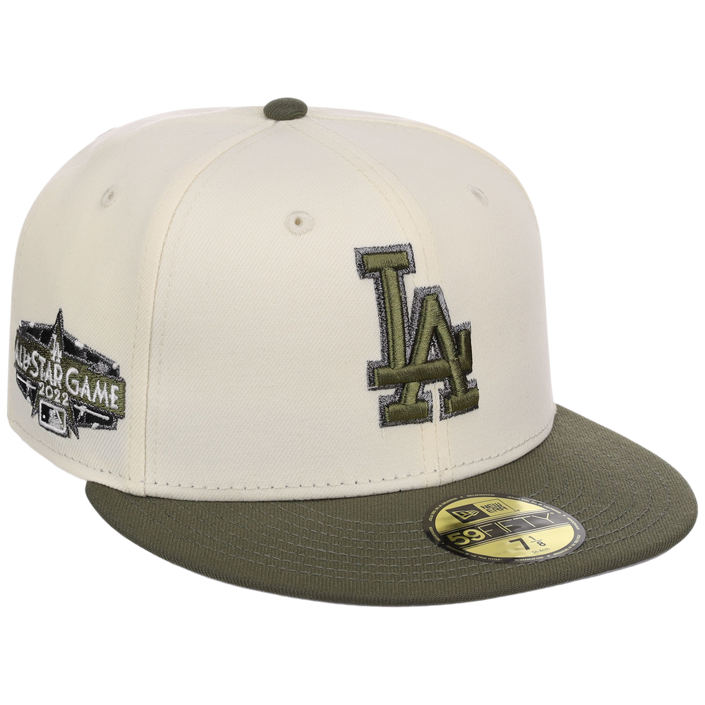 Los Angeles Dodgers MLB Chrome Olive New Era 59FIFTY