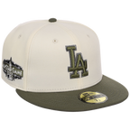 Los Angeles Dodgers MLB Chrome Olive New Era 59FIFTY