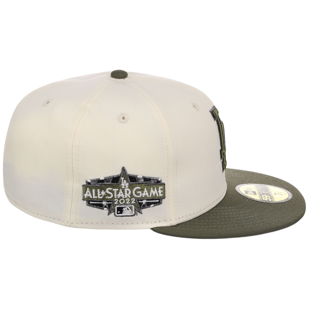 Los Angeles Dodgers MLB Chrome Olive New Era 59FIFTY