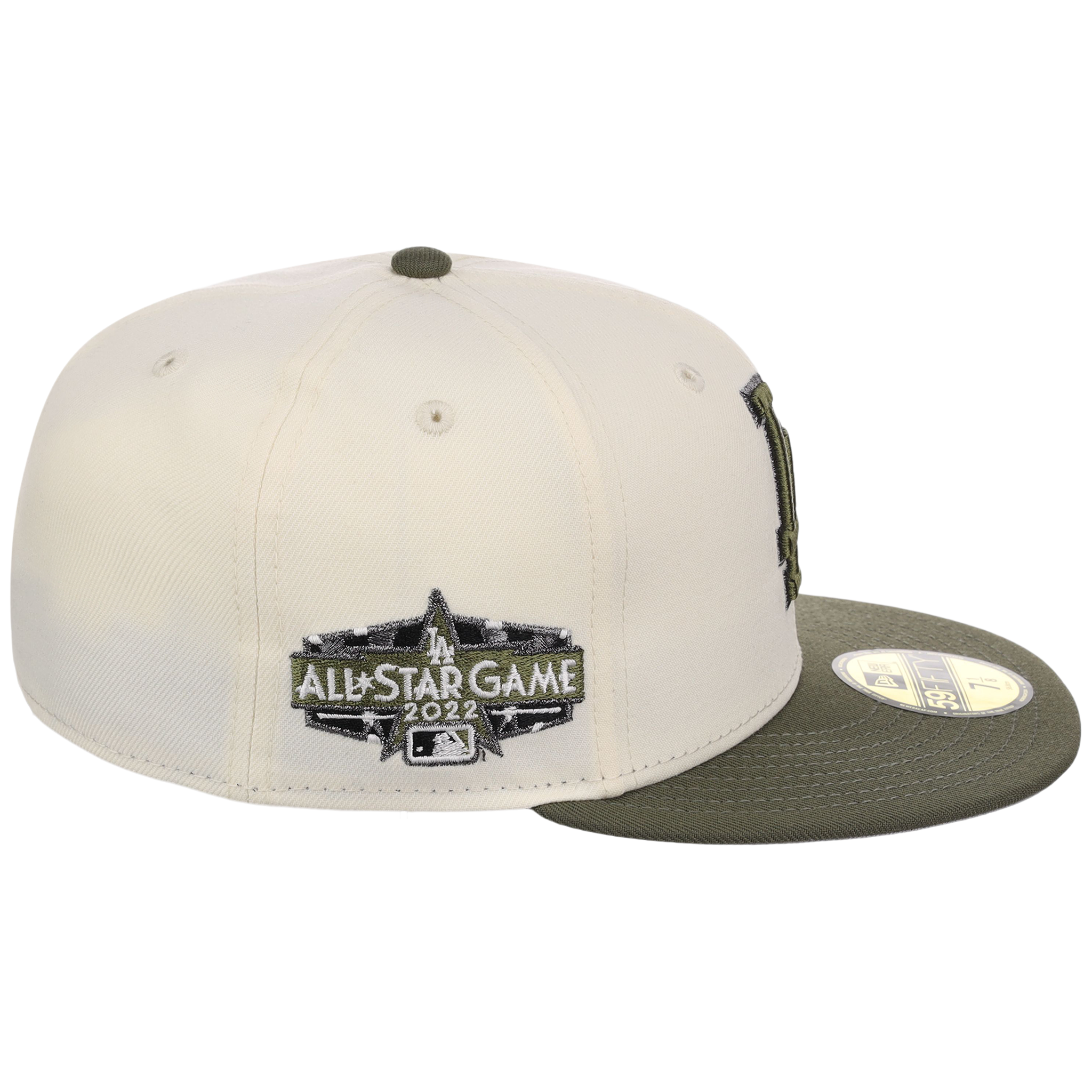 Los Angeles Dodgers MLB Chrome Olive New Era 59FIFTY