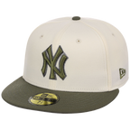 New York Yankees MLB Chrome Olive New Era 59FIFTY