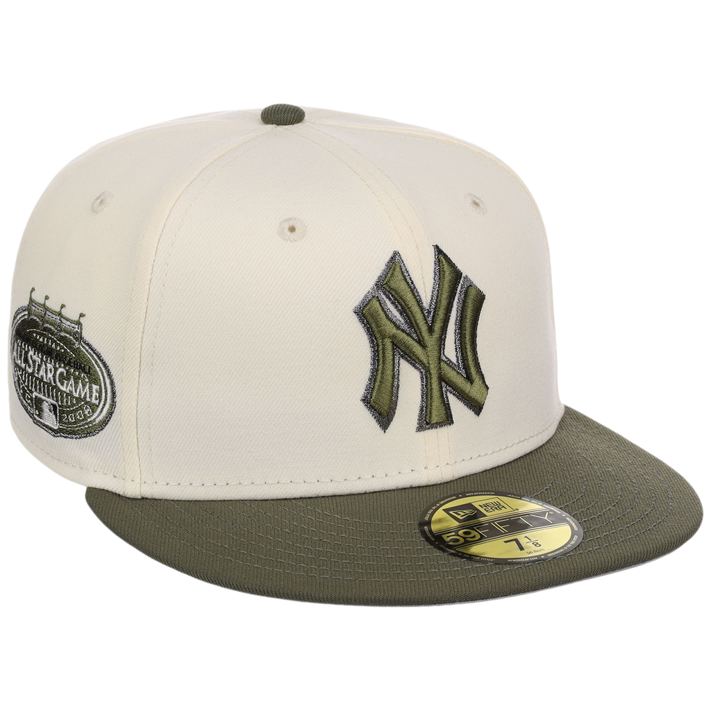 New York Yankees MLB Chrome Olive New Era 59FIFTY