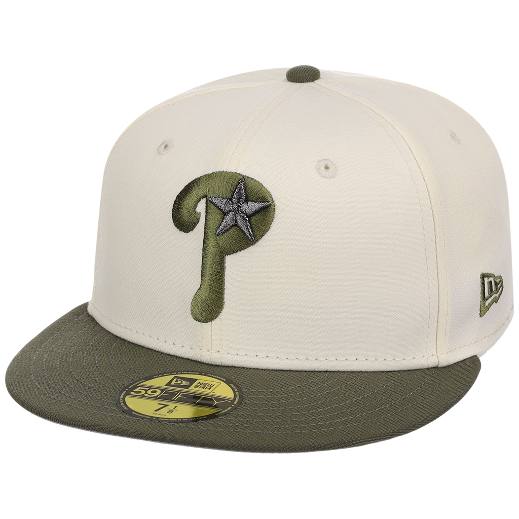 Philadelphia Phillies MLB Chrome Olive New Era 59FIFTY