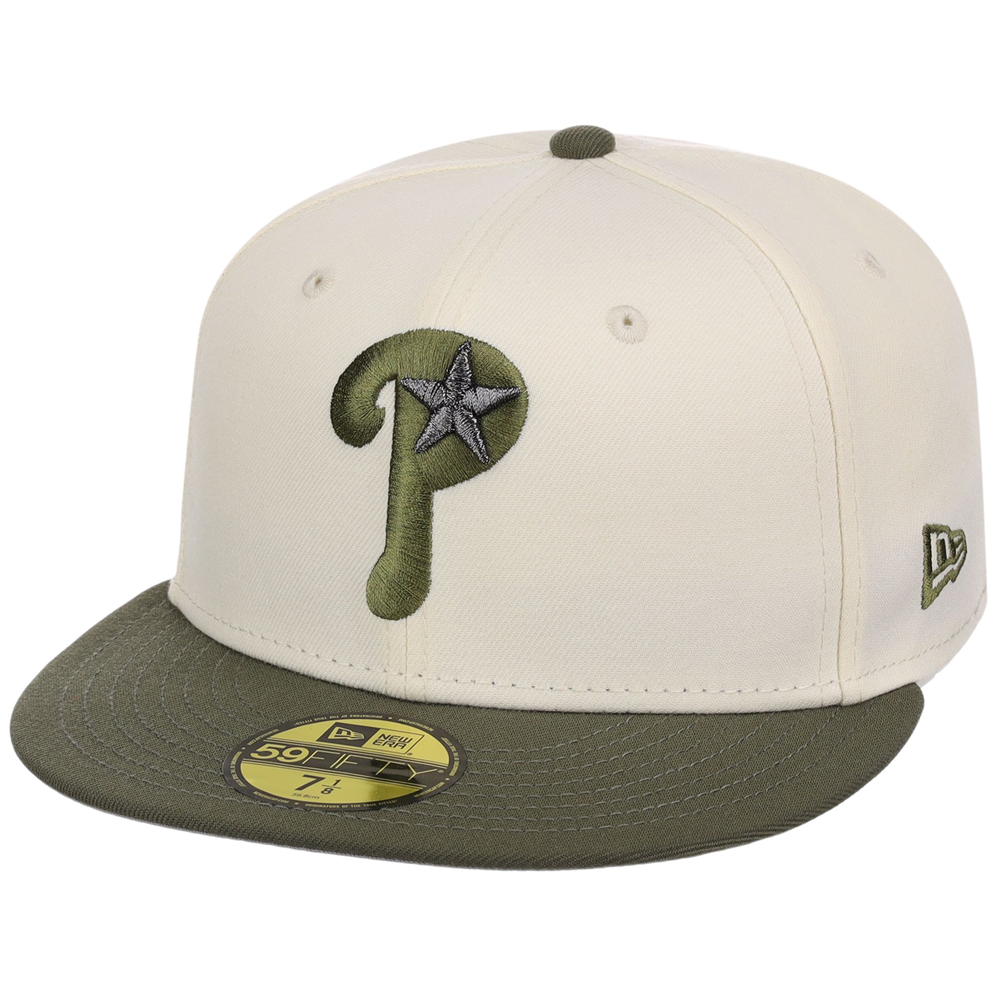 Philadelphia Phillies MLB Chrome Olive New Era 59FIFTY