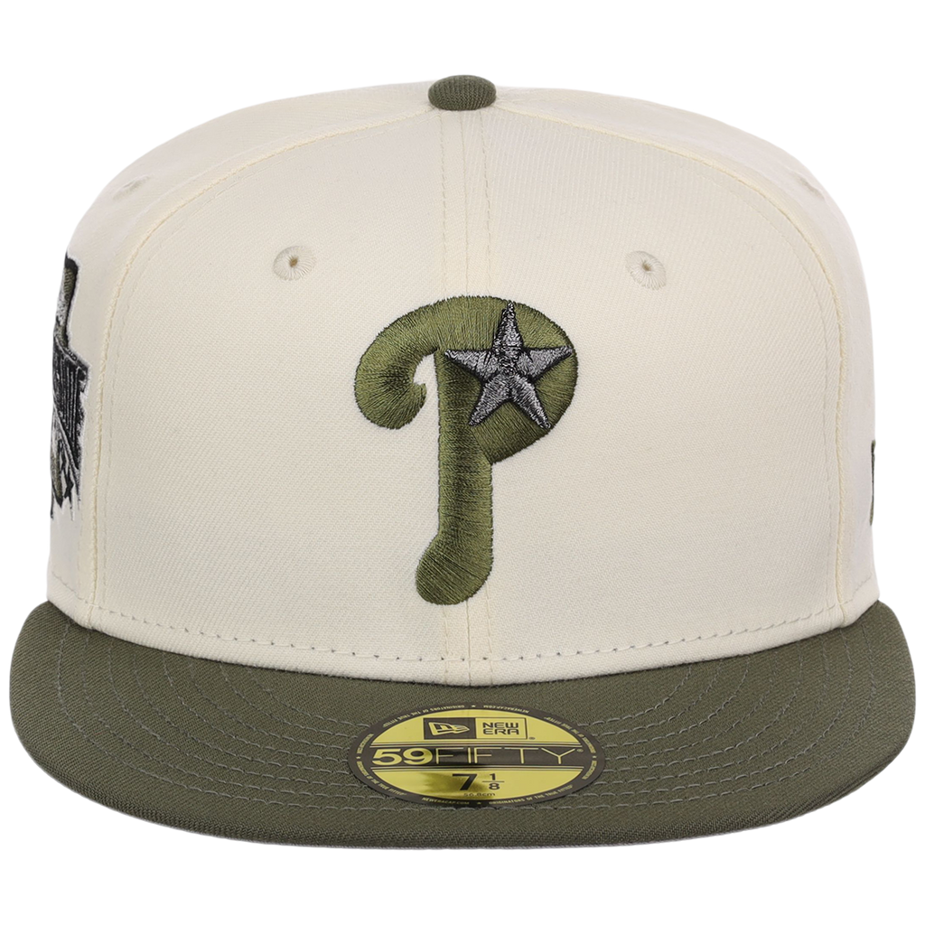 Philadelphia Phillies MLB Chrome Olive New Era 59FIFTY