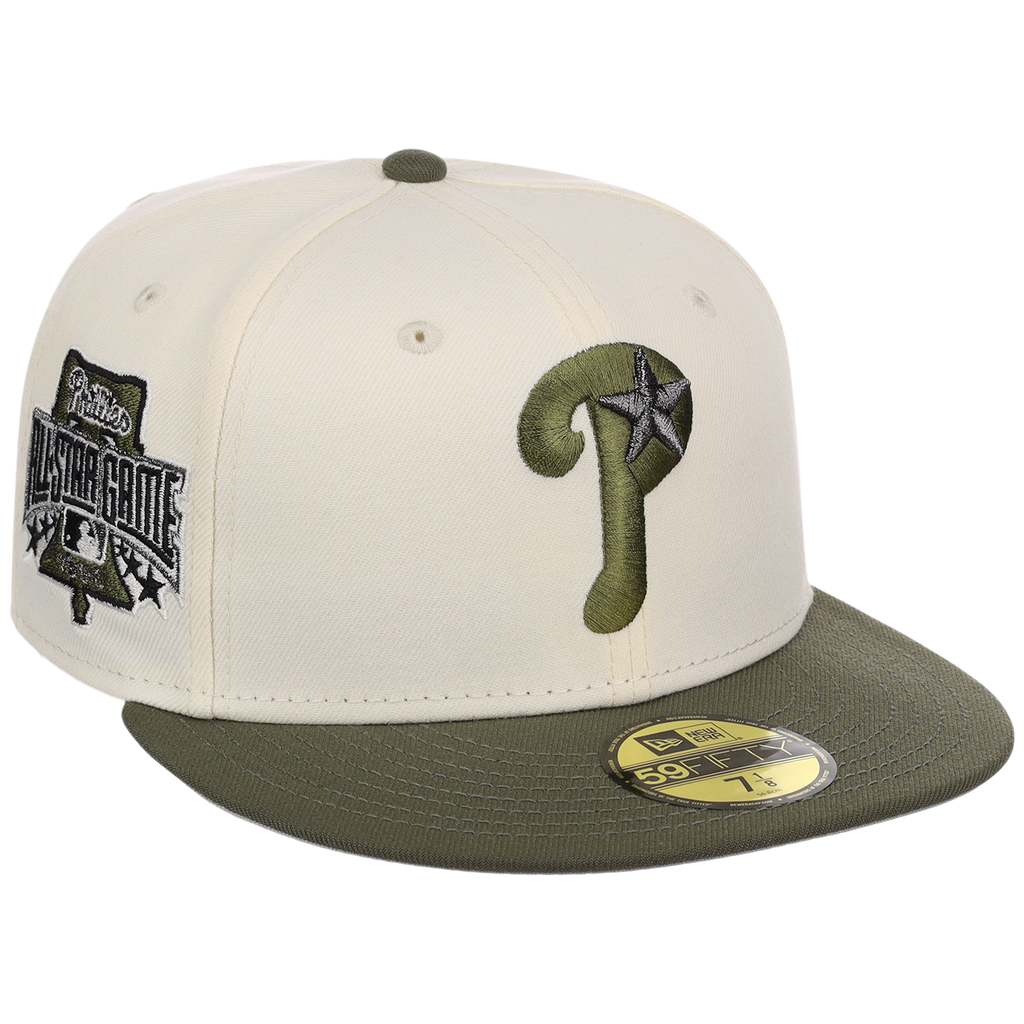 Philadelphia Phillies MLB Chrome Olive New Era 59FIFTY