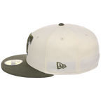 Texas Rangers MLB Chrome Olive New Era 59FIFTY