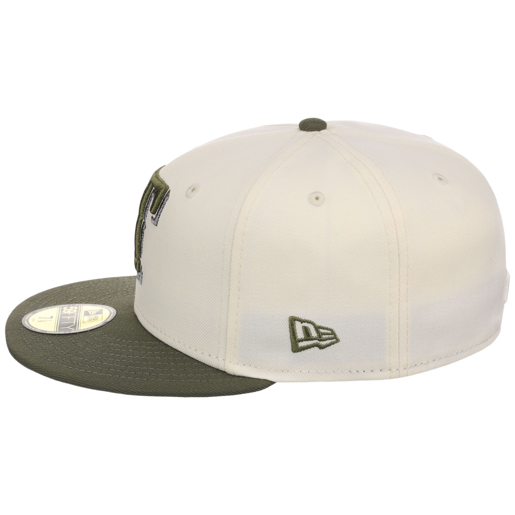 Texas Rangers MLB Chrome Olive New Era 59FIFTY