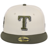 Texas Rangers MLB Chrome Olive New Era 59FIFTY