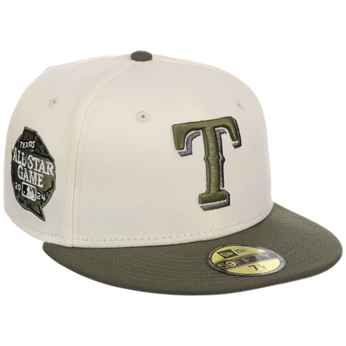Texas Rangers MLB Chrome Olive New Era 59FIFTY