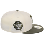 Texas Rangers MLB Chrome Olive New Era 59FIFTY