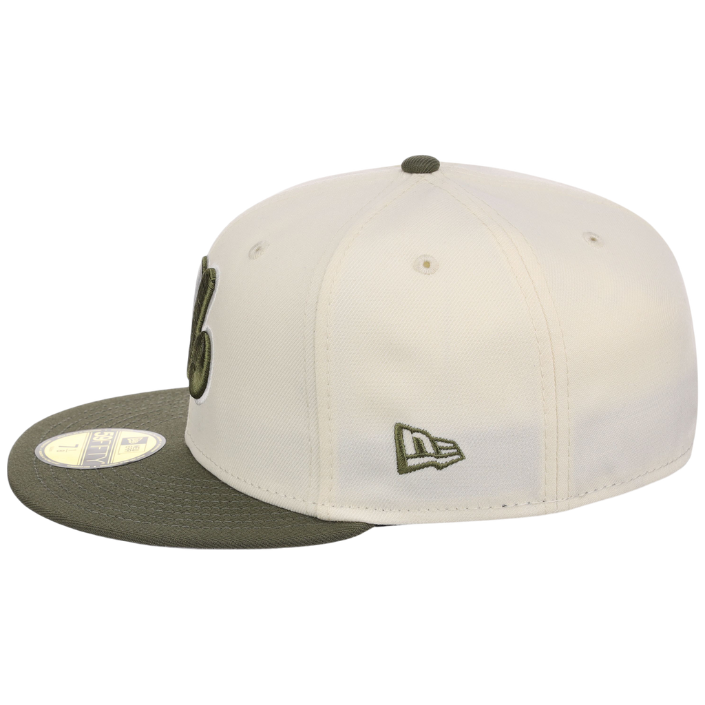 Montreal Expos MLB Chrome Olive New Era 59FIFTY