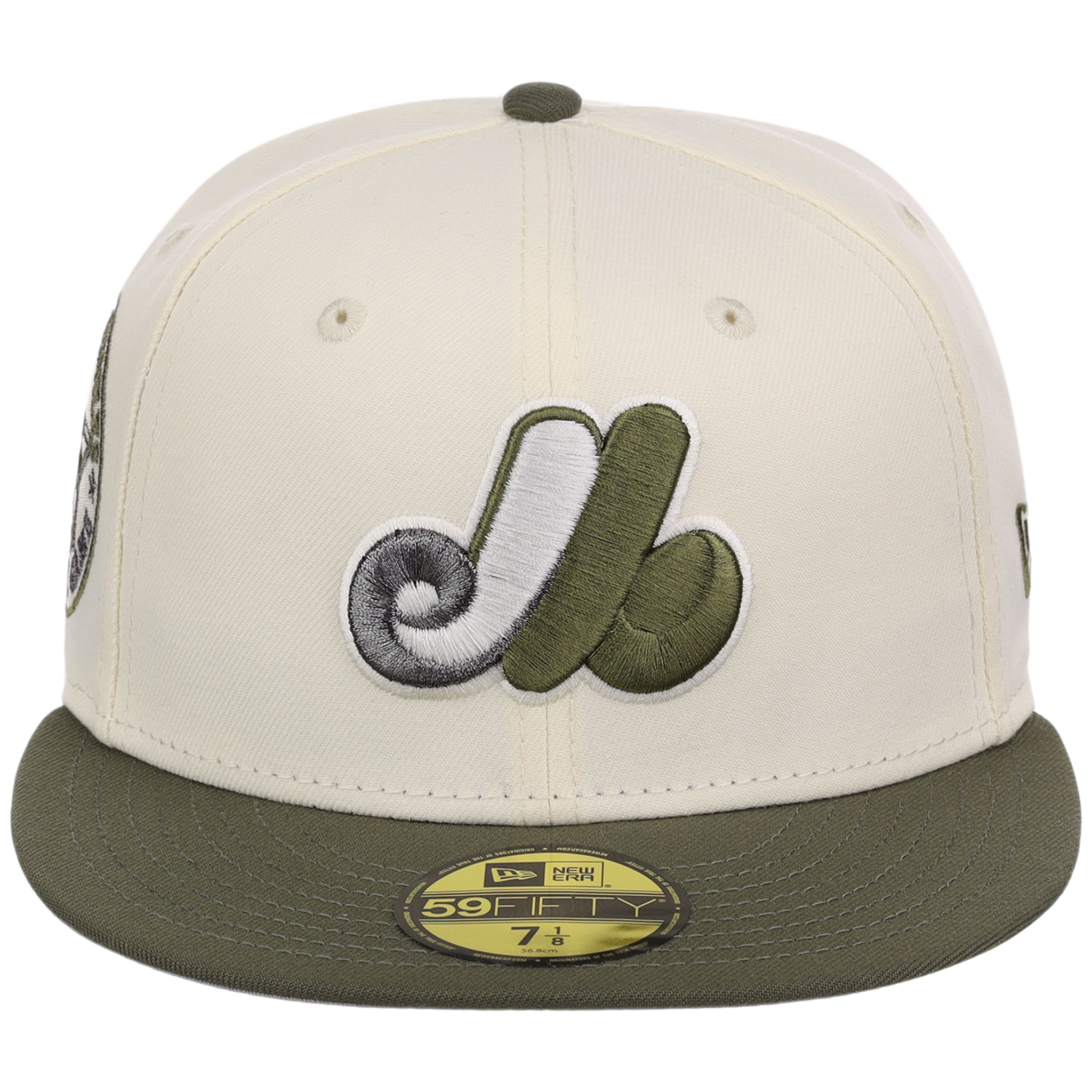 Montreal Expos MLB Chrome Olive New Era 59FIFTY