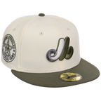 Montreal Expos MLB Chrome Olive New Era 59FIFTY