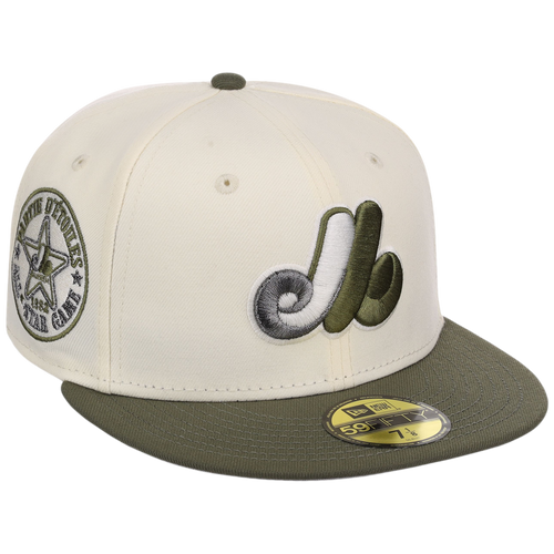 Montreal Expos MLB Chrome Olive New Era 59FIFTY