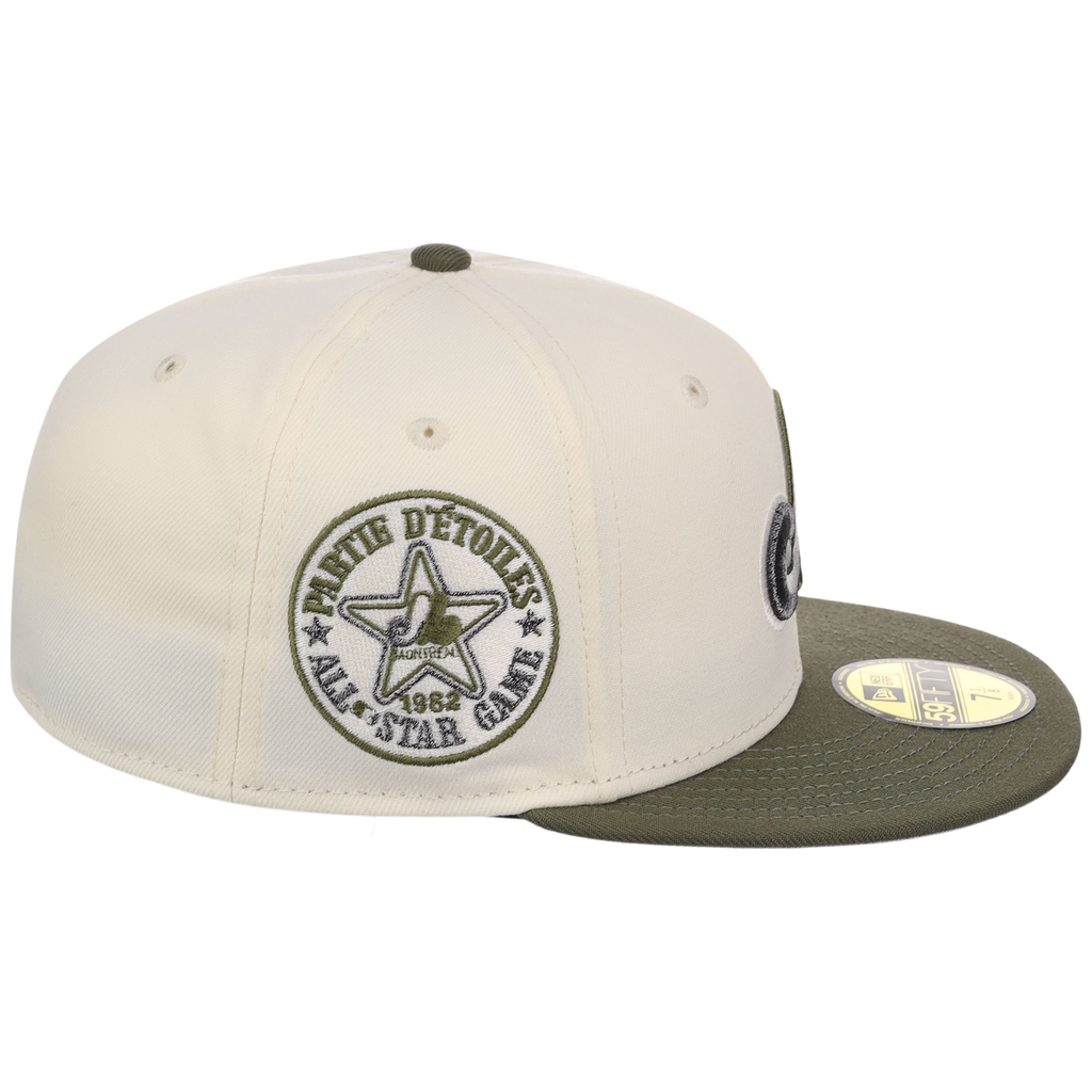 Montreal Expos MLB Chrome Olive New Era 59FIFTY