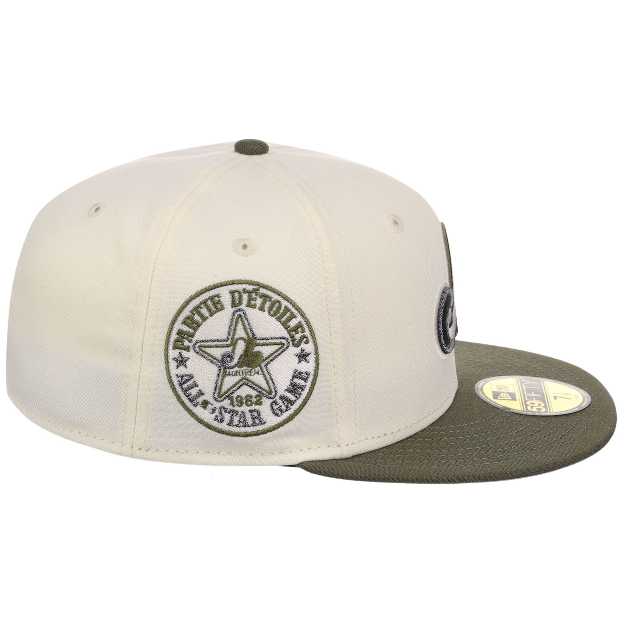 Montreal Expos MLB Chrome Olive New Era 59FIFTY